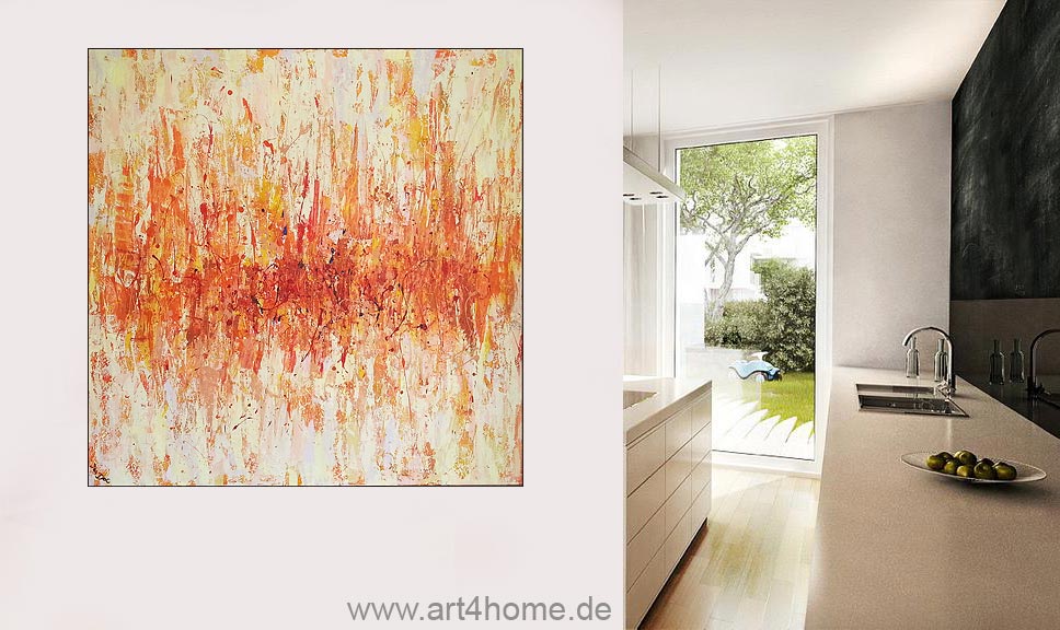 Vibration der Farbe, Künstleracrylfarben/Leinwand, 140×140 ...