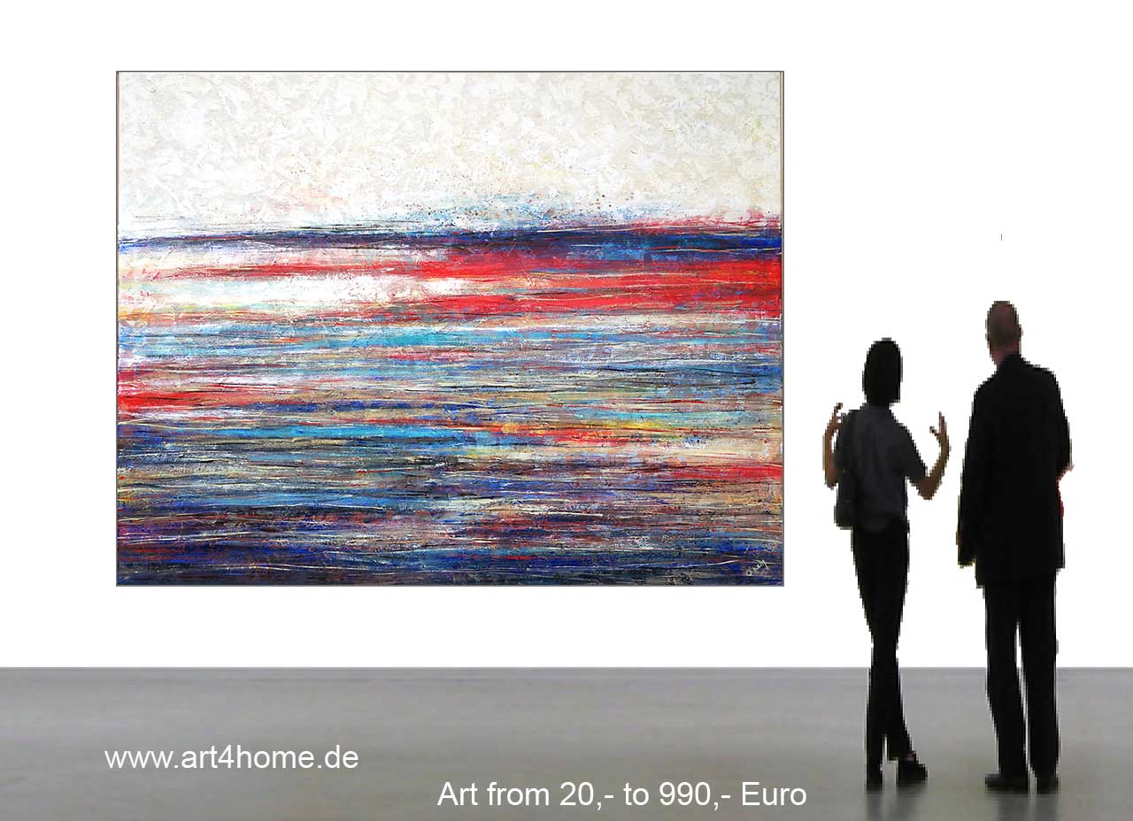 Strömungen, Künstleracrylfarben/Leinwand, 160×125 cm, Original, 990, Euro art4berlin