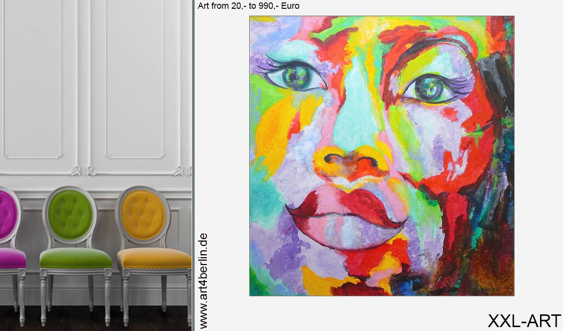 The Artist, Acrylmischtechnik/Leinwand, 140×140 cm, Original, 990