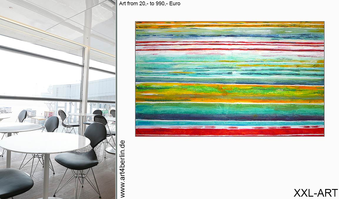 Out of Rainbow, Öl/Acryl auf Leinwand, Original, 180×110, 990, Euro