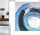 Große, moderne Wandbilder und abstrakte Malerei, „Modern Art“ in