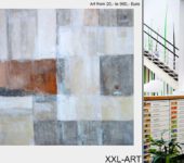 Großformatige Kunstgemälde als Eyecatcher.