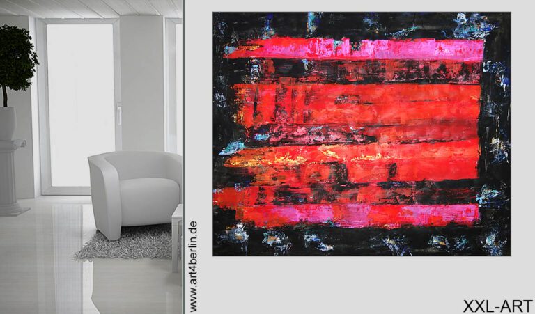 Exklusive Wandbekleidung – mit Gemälden der Galerie art4berlin