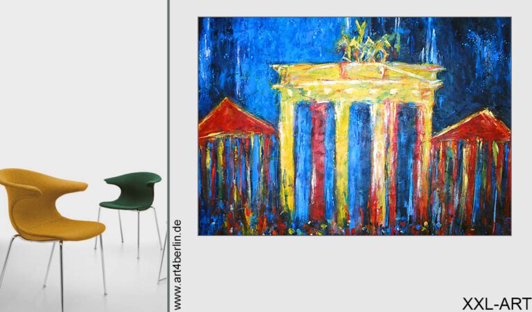 Büro und Kunst. Kunst muss nicht teuer sein. XXL Gemälde-Galerie-Sale Berlin.