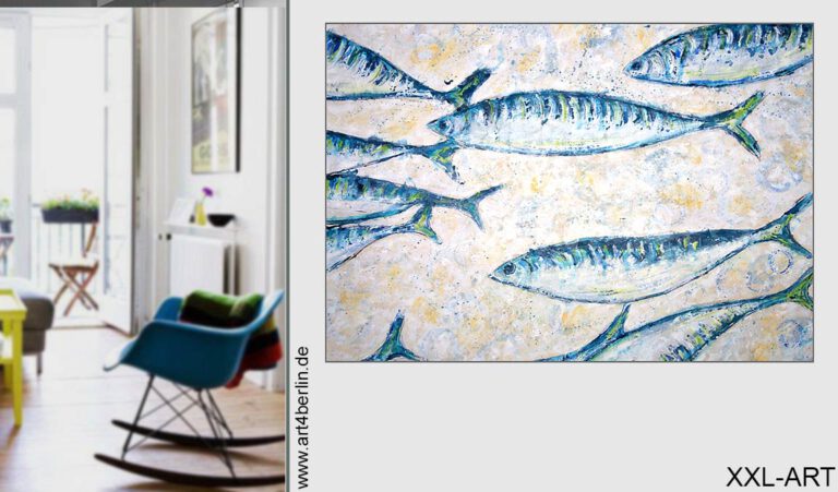 Büro und Kunst. Individuelle Wanddekoration. Mit Kunst leben.