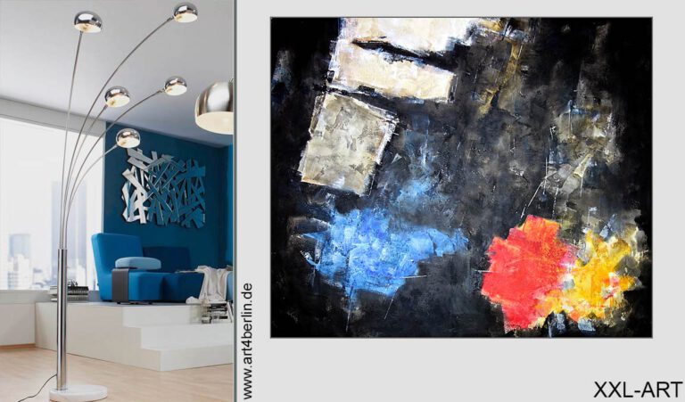 Junge Kunst anschauen und sich Wohlfühlen, extravagante Malerei, abstrakte Gemälde, junge Kunst kauft man am besten in der Galerie art4berlin.
